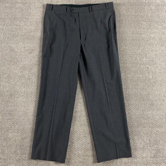 Brooks Brothers 346 Stretch Suit Men's 45R Pants 38x33 Measures 38x30 Gray - Picture 11 of 16